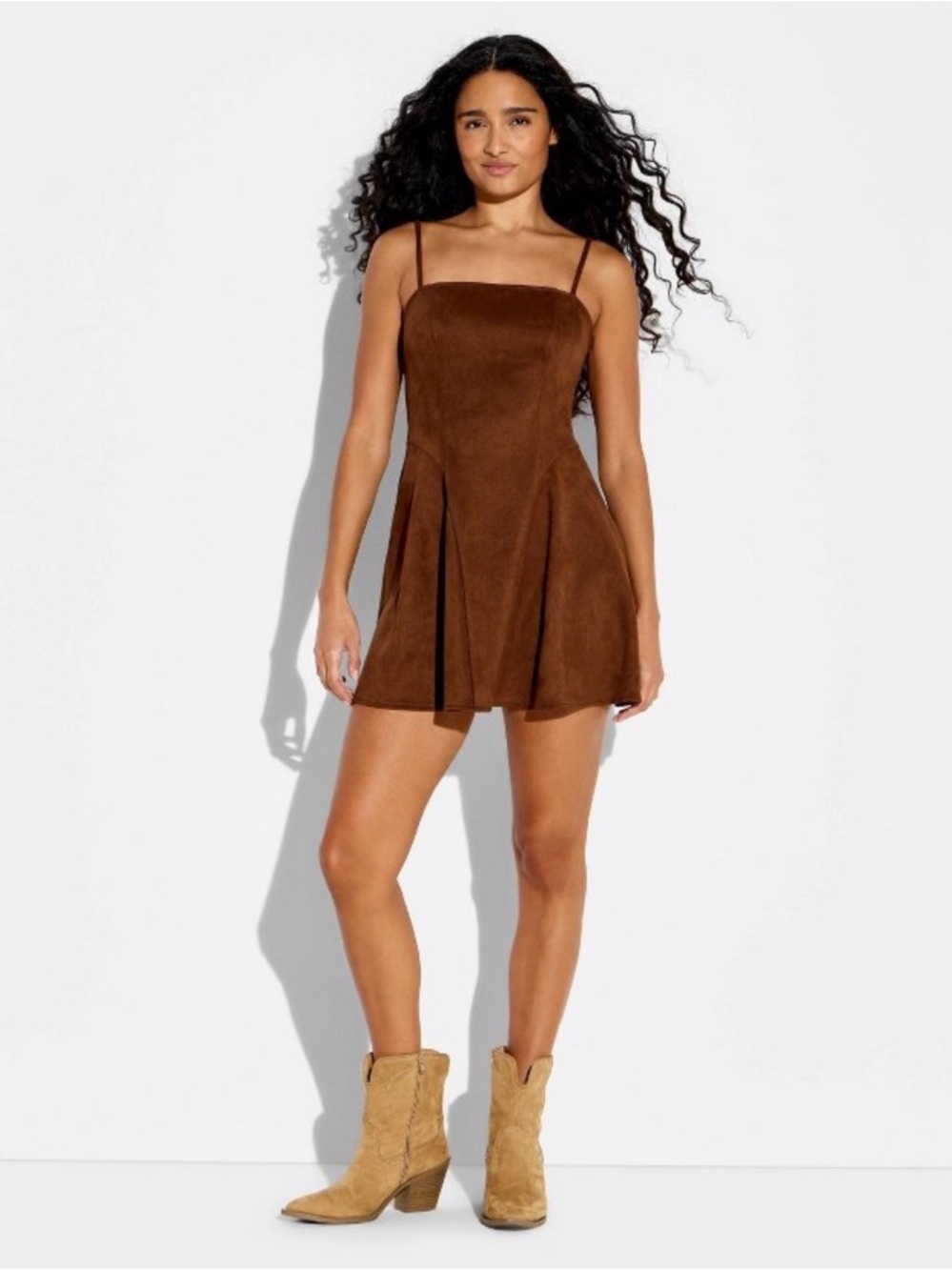 Women's Wild Fable Mini Suede Dress XXS